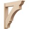 Ekena Millwork 8-in W x 38-in D x 42-in H Balboa Trad Rough Cedar Woodgrain TimberThane Outlooker, Primed Tan OUTUR080X38X42BOA04RCPR - alternate 1